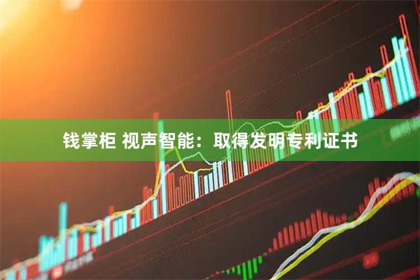 钱掌柜 视声智能：取得发明专利证书